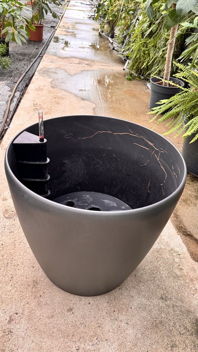 Lechuza Vasi per fiori: Lechuza Classico 60 Anthrazit mit Bewässerungssystem – Usato da Bassersdorf venduto da Pflanzenmami 2