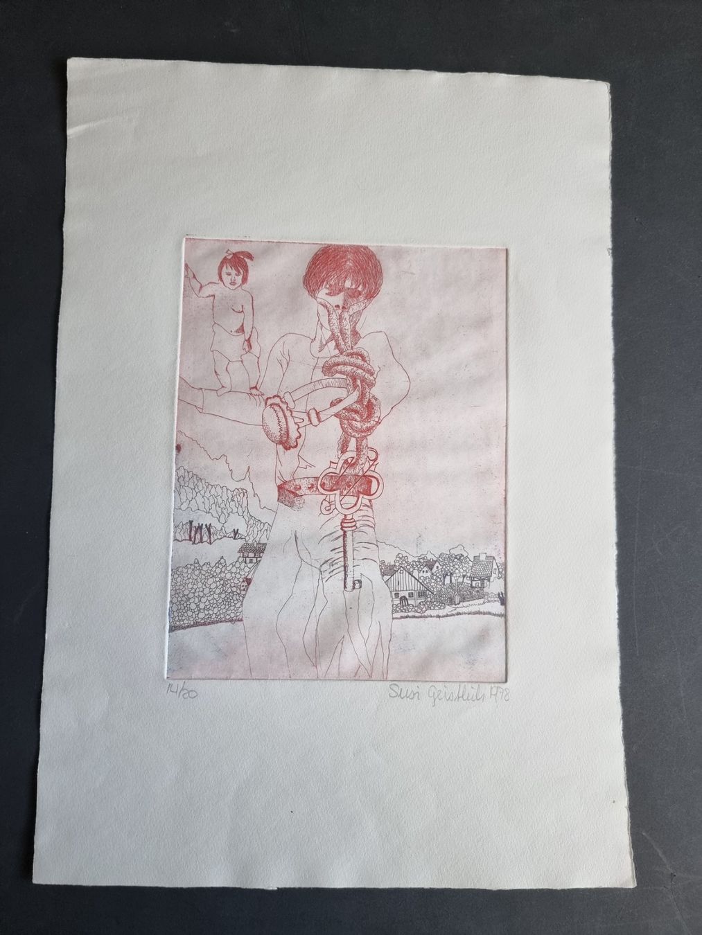Grafiken & Lithographien: SUSI GEISTLICH FARBRADIERUN SIGNIERT NUMMERIERT – Gebraucht aus Gersau von grafik-kunst 1