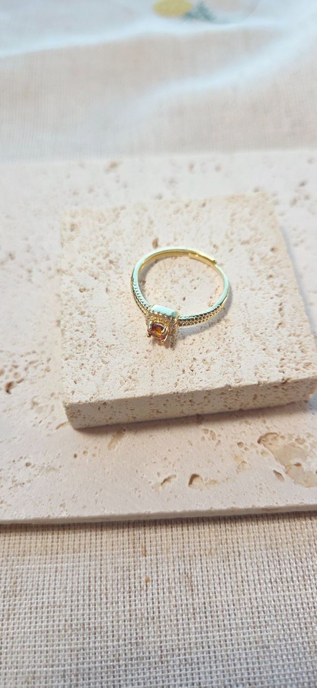 Anelli: NEW - S925 Citrine Ring (Adjustable) – Nuovo (secondo la descrizione) da Zürich venduto da cin_wcf6 1