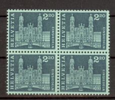 1963, Ergänzungswerte Baudenkmäler, Viererblock **
