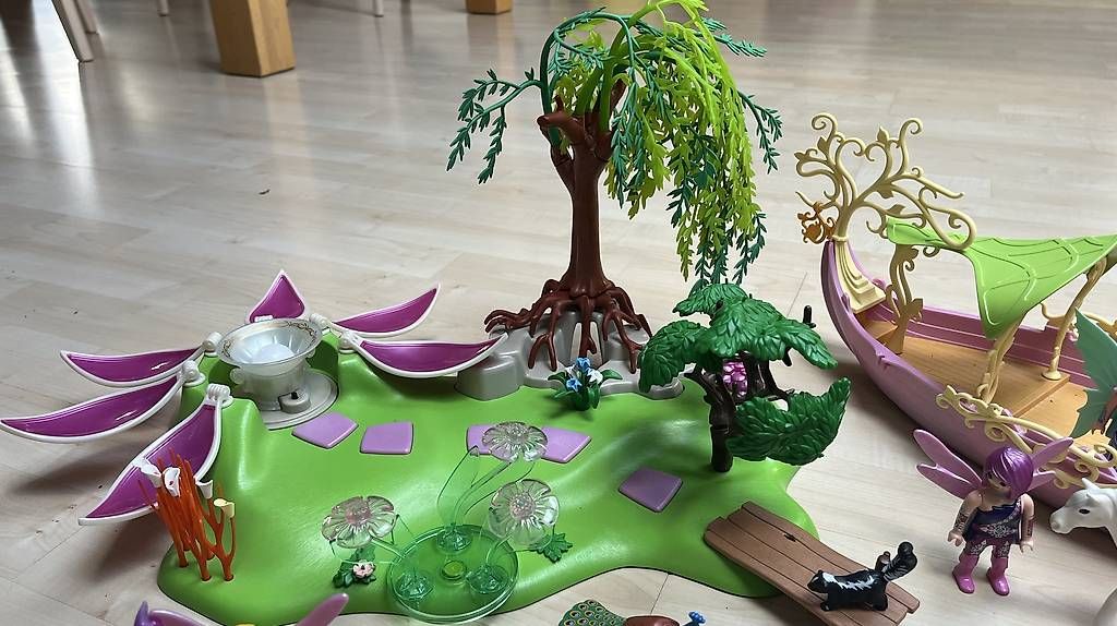 Playmobil Giocattoli: Playmobil Feen Wald mit Schiff – Usato da Neftenbach venduto da brandye 2