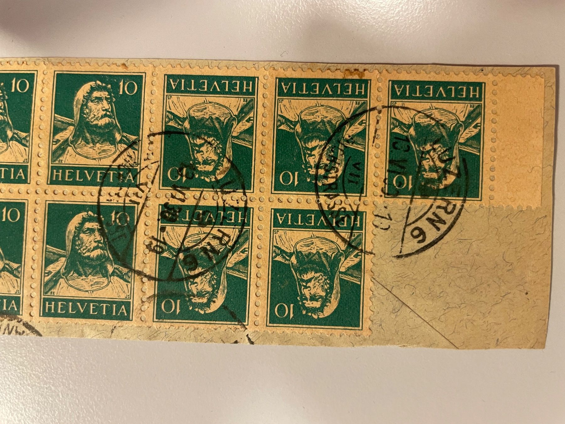 Alle Briefmarken: Tellbrustbild, gestempelt – Gebraucht aus Küssnacht am Rigi von POSTOMASTER 2