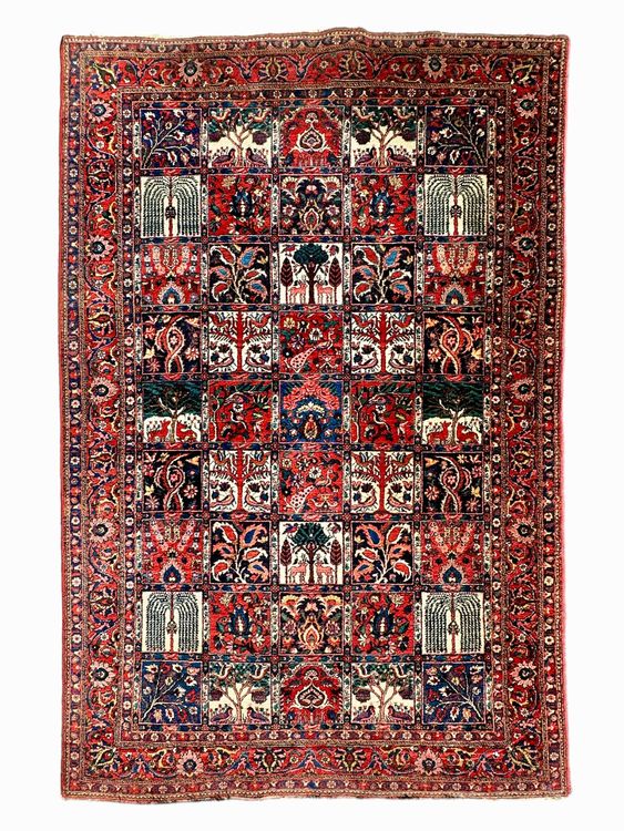 TAPIS PERSAN D'ORIENT FAIT MAIN NOUE IRAN HAMADANVERS 1980 2