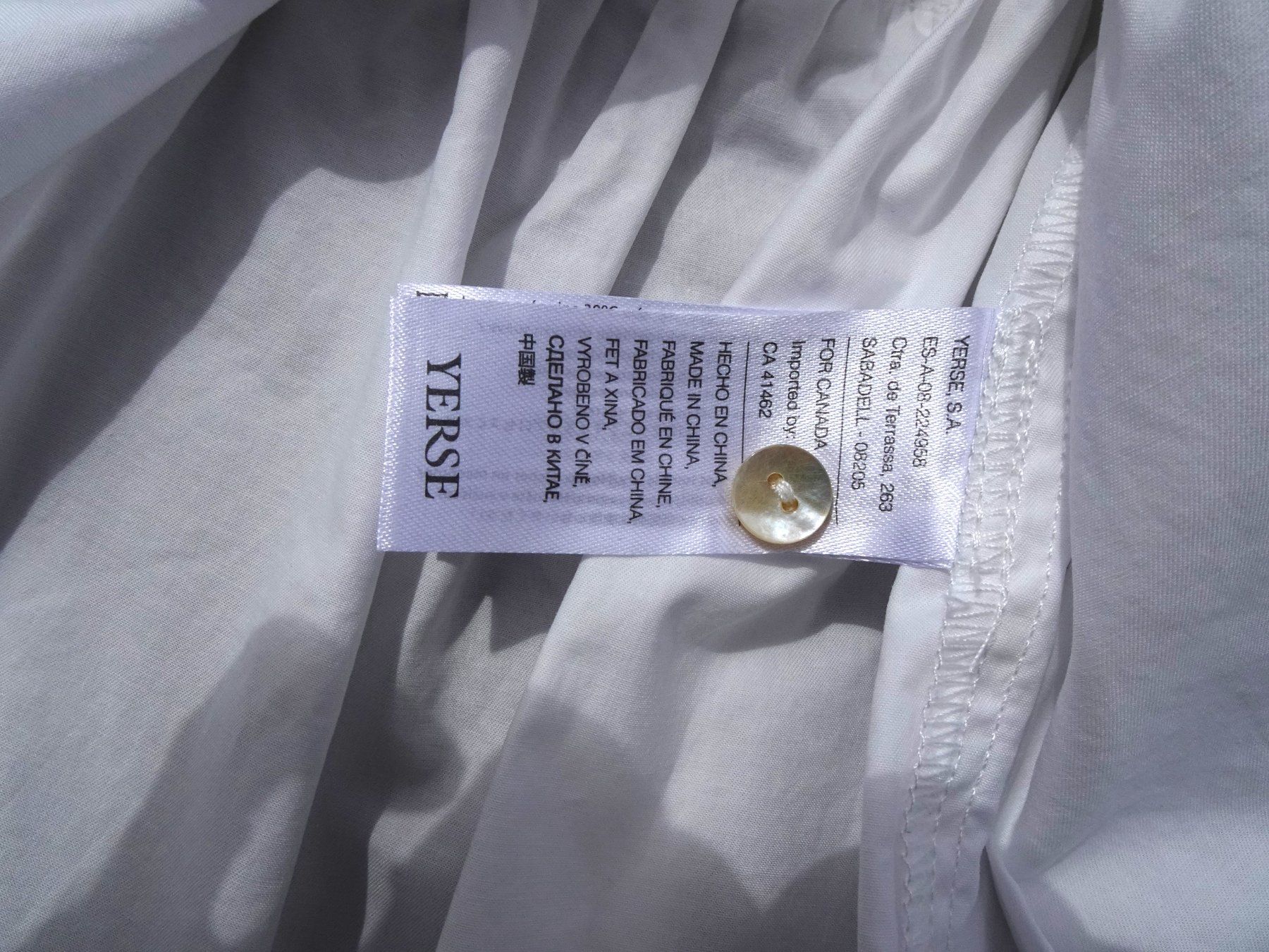 Camicette: Yerse Bluse weiss Schleifen Gr. M 38 – Usato da Winterthur venduto da blumeblau77 4