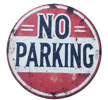 NO PARKING  - Blechschild  (neu/OVP)