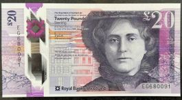 Original £20 Note Royal Bank of Scotland, neu