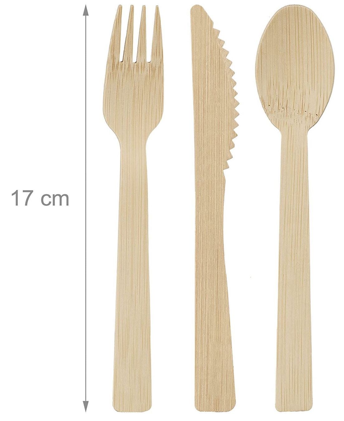 Bestecksets: Einwegbesteck Bambus, 200 tlg. Set – Neu und originalverpackt aus Bülach von StoreInShop.com 5