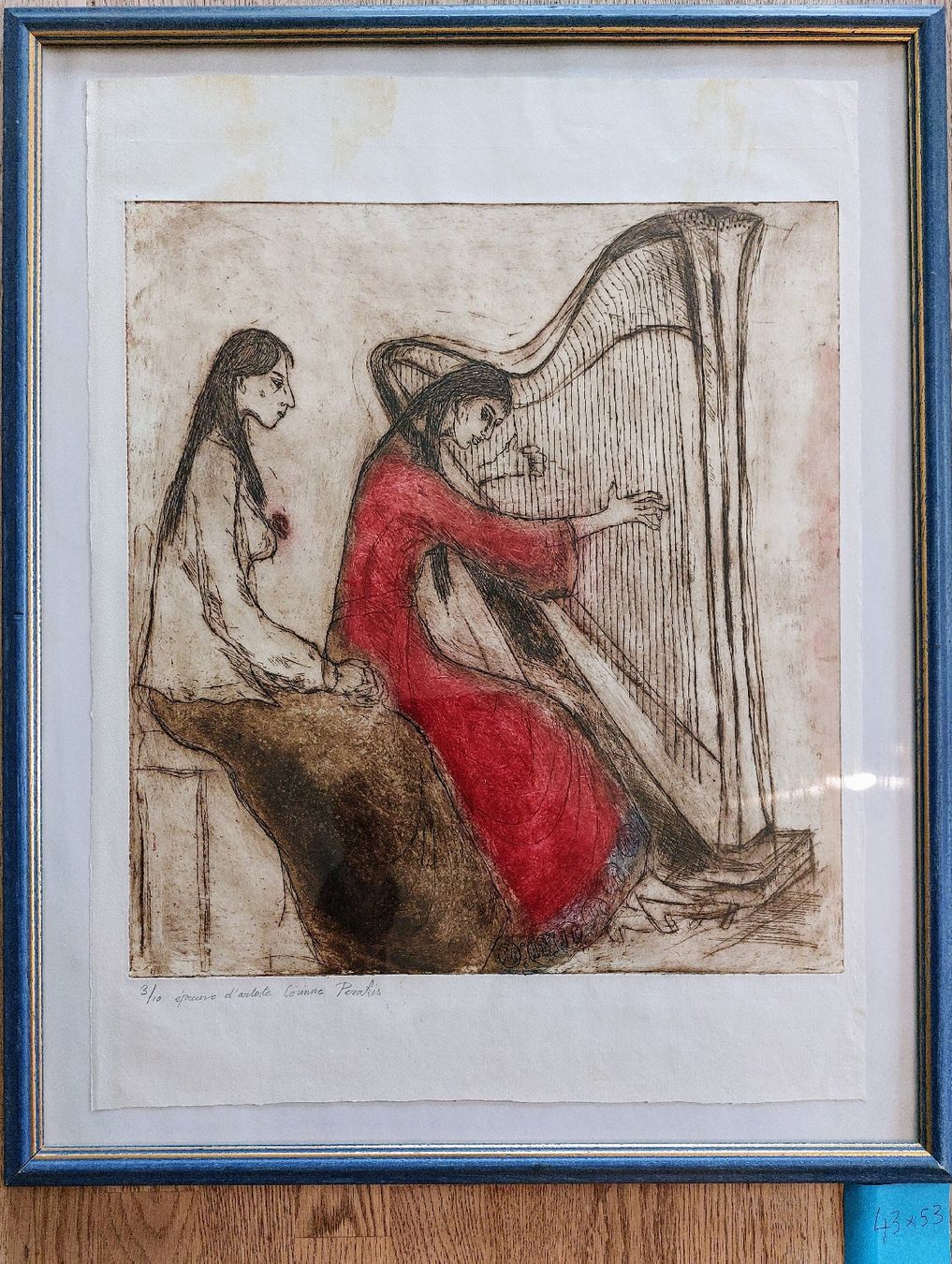 Stiche: gravure eau forte de Corinne Perakis – Gebraucht aus Villeneuve FR von Train_Vinch6