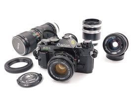 Canon AE-1 Programm, komplettes Set