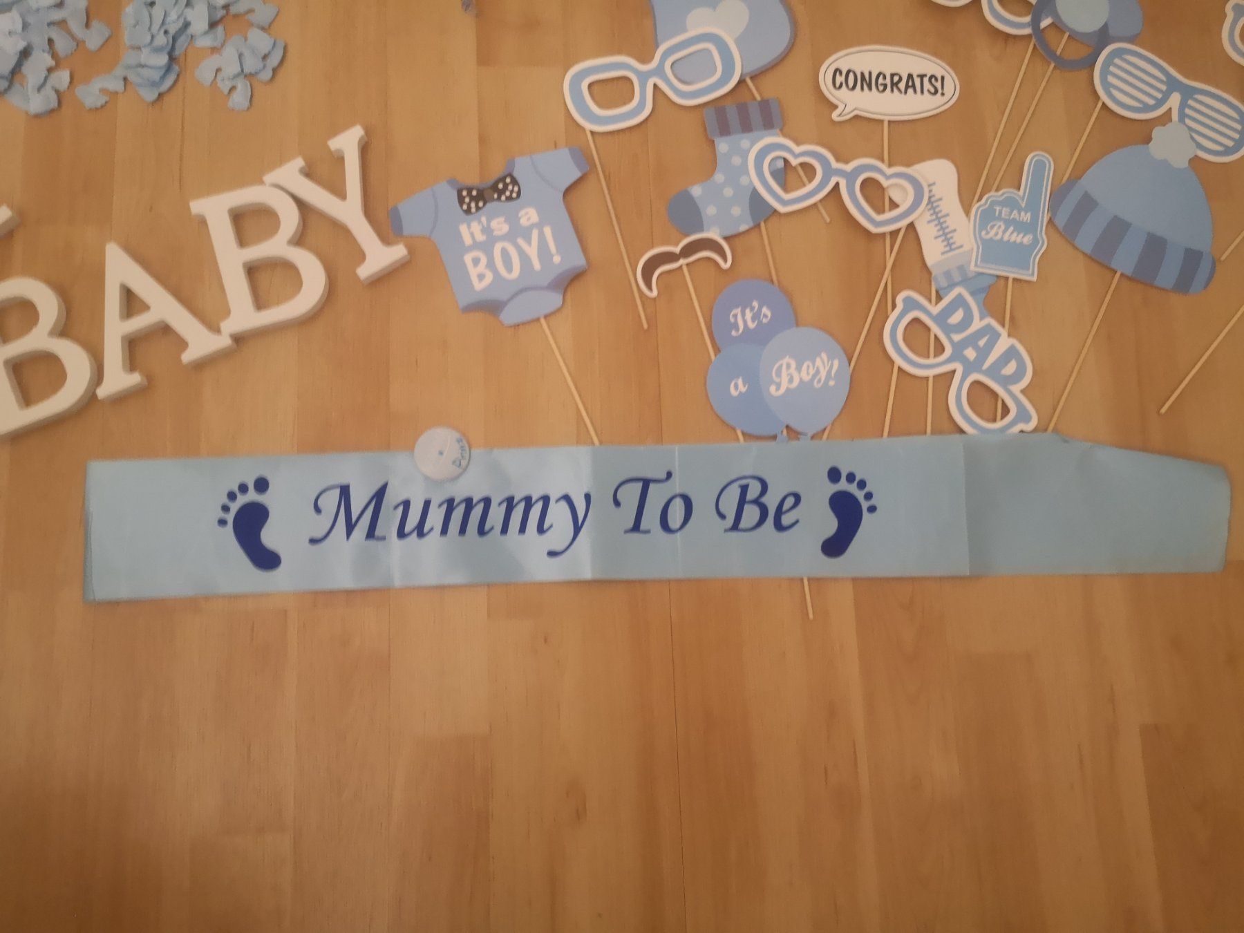 Tutte le decorazioni: Xl Babyshower Deko Baby Boy Junge – Usato da Rapperswil SG venduto da lilkate 3