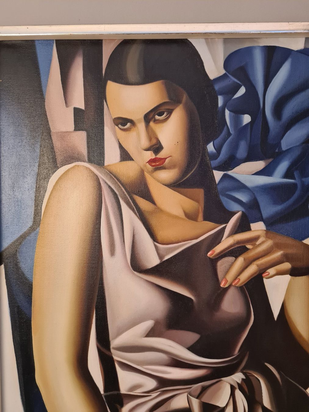 Gemälde: Art Deco Gemälde n. Tamara Lempicka – Gebraucht aus Rotkreuz von Dobermann5 1