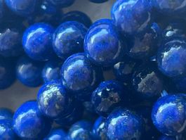 Strang echte Lapislazuli top level beads 6 mm