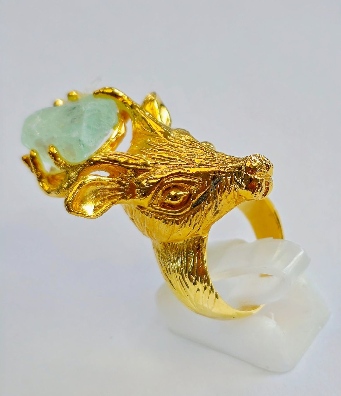 Anelli: Tiermotiv Fingerring Hirsch – Nuovo (secondo la descrizione) da Zürich venduto da benedikt12 5