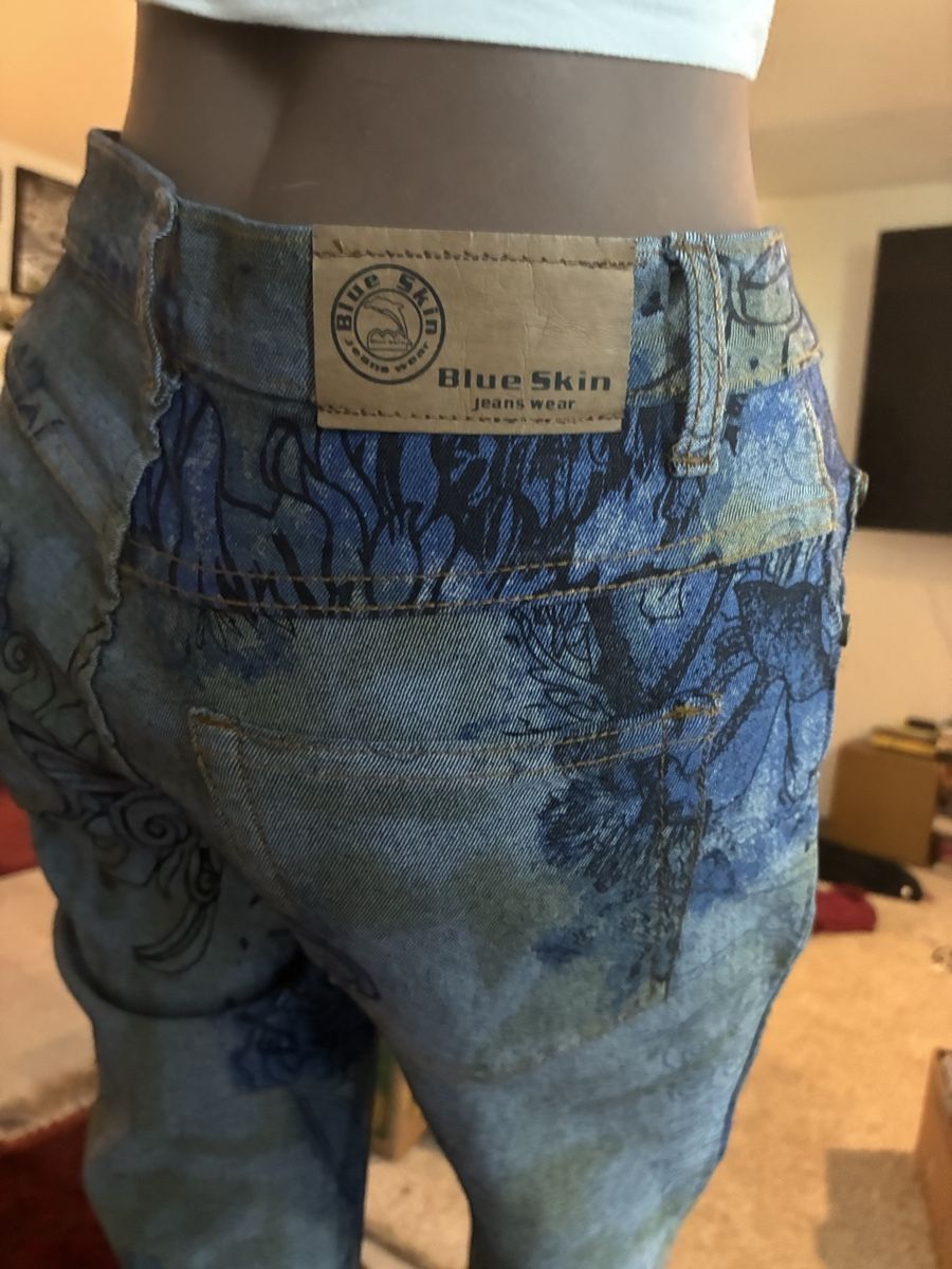 Jeans: Gemusterte Jeans – Neu (gemäss Beschreibung) aus Ueberstorf von nai_9z9s 3
