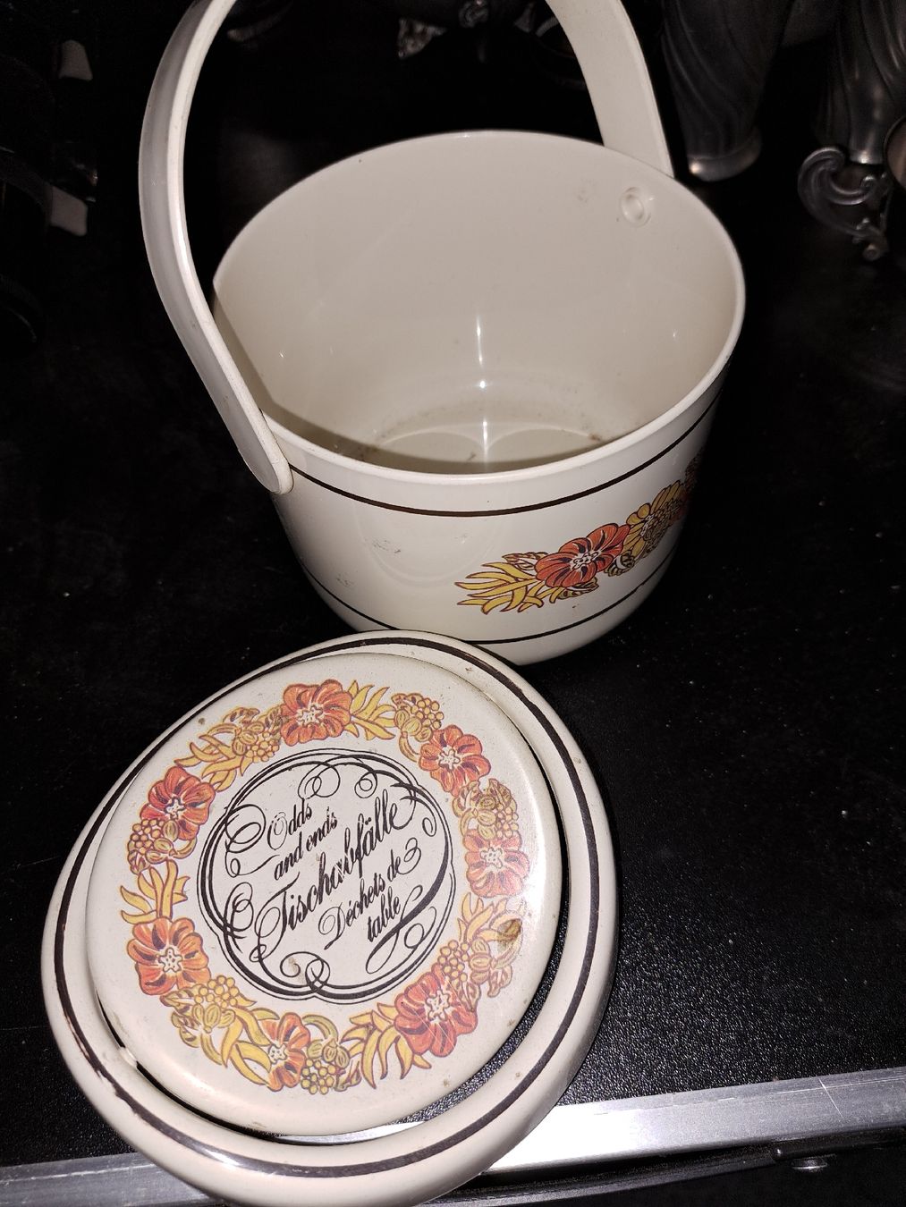 Abfalleimer: Retro Tischabfallbehälter "Odds and Ends" - Vintage  – Gebraucht aus Kölliken von Upcycling-by-Mc-TAM 4
