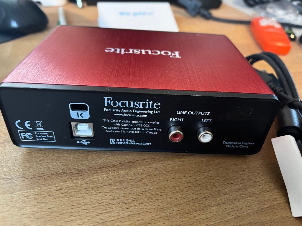 Focusrite Studioequipment: Focusrite Scarlett Solo 2nd Gen No2 – Gebraucht aus Brunnen von  1