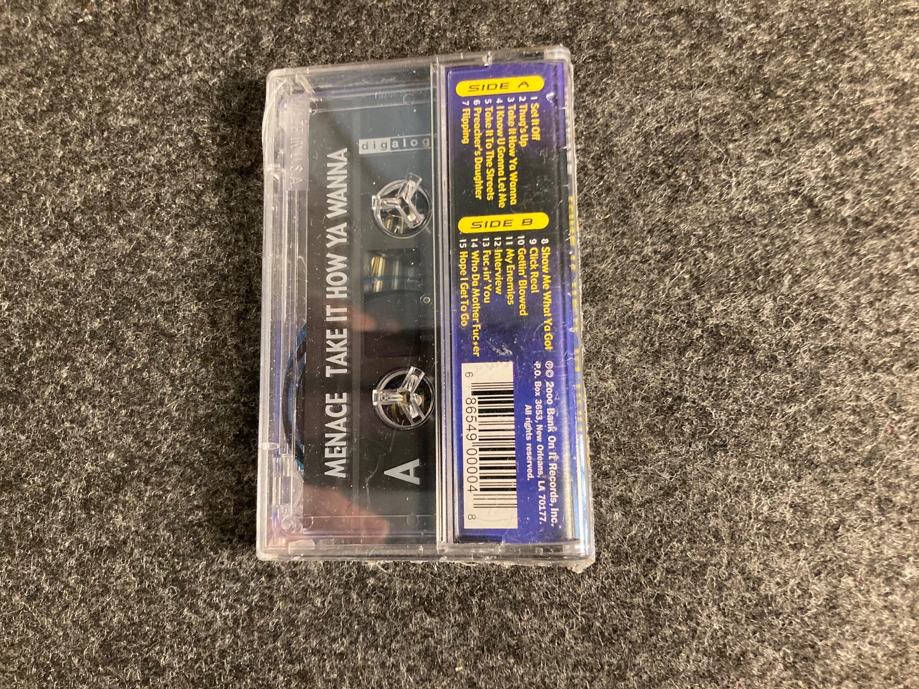 Musicassette: Menace - Take It How Ya Wanna (MC) – Nuovo e nell'imballaggio originale da Fribourg venduto da Karushi 2