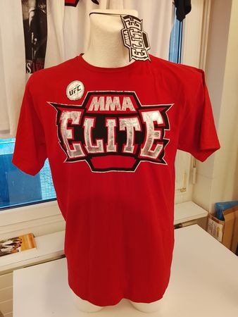 Original MMA Elite UFC T-Shirt Herren Größe L Rot NEU UFC