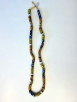 Glas Trade Beads Kette African Krobo Beads Ghana handmade