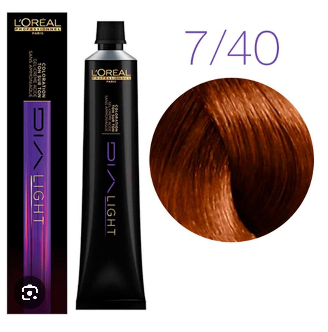 Färbemittel: L'Oreal Professionnel Dialight Tönung 7.40 – Neu und originalverpackt aus Zürich von pub_rt9x