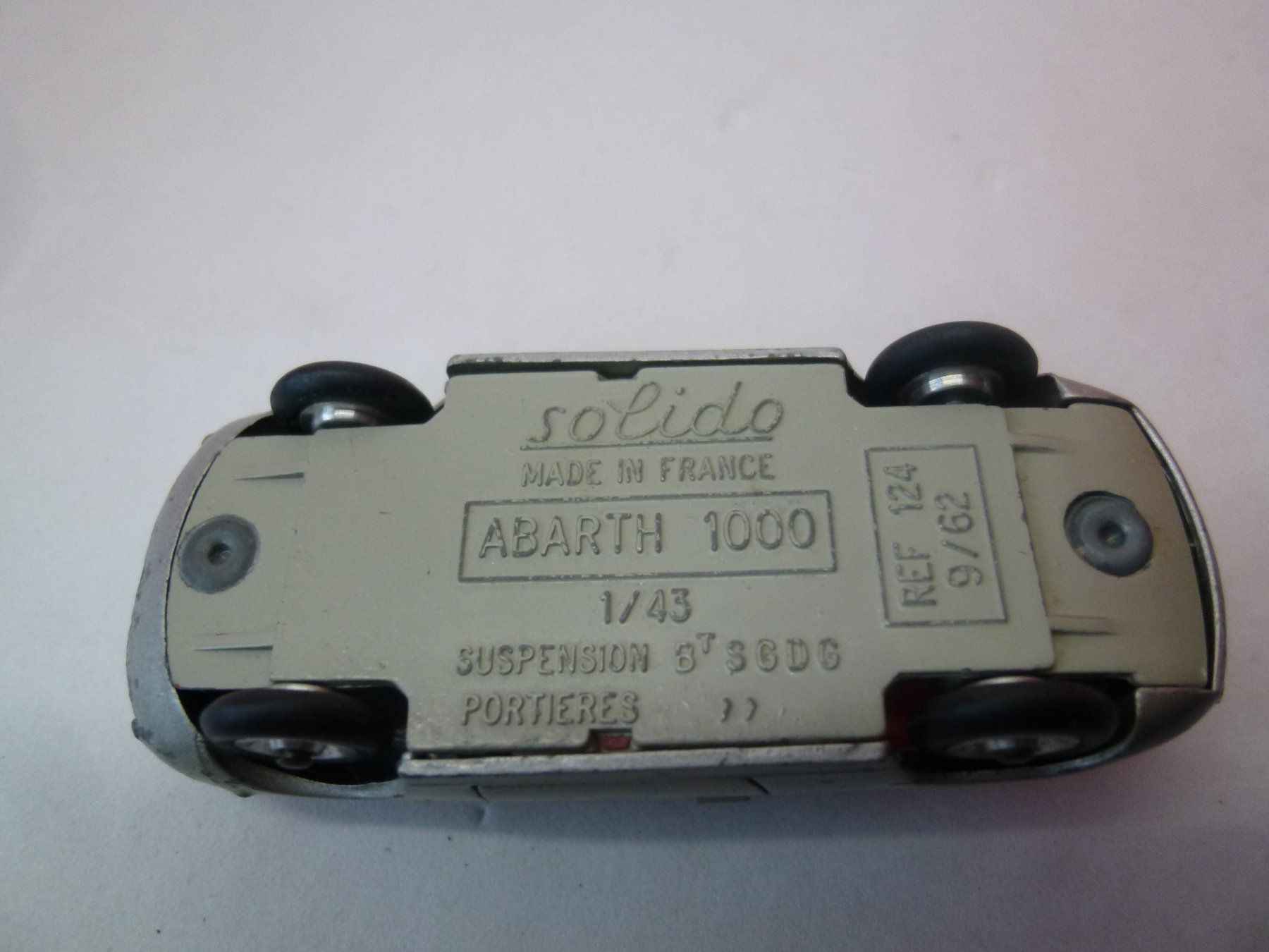 Abarth Modellini d'auto: SOLIDO alt -  Abarth 1000 - uralt !! - kleiner Fehler – Usato da Reiden venduto da Aston2 2