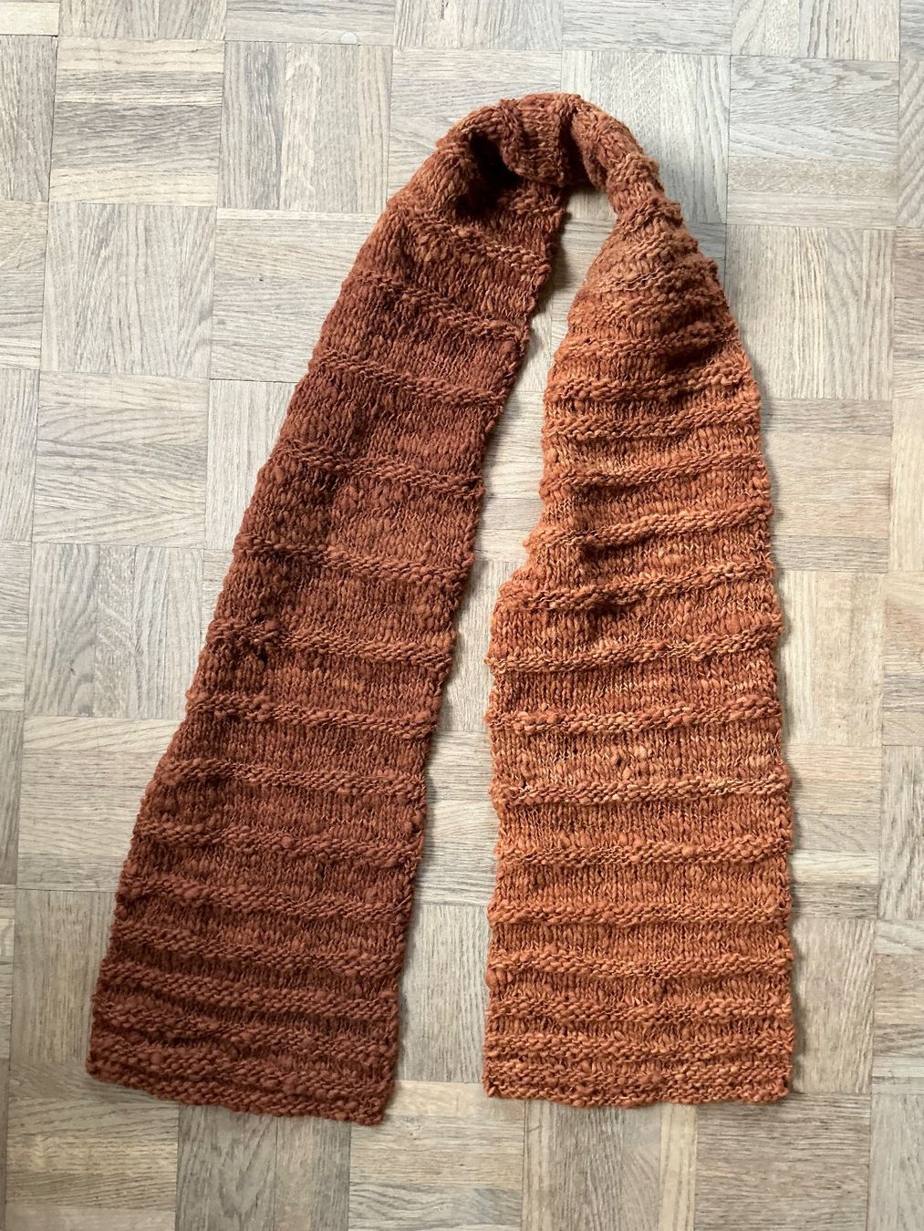 Foulard & Sciarpe: Strickschal braun strukturiert, 100% Schafwolle – Nuovo (secondo la descrizione) da Muttenz venduto da rob_sc8s 1