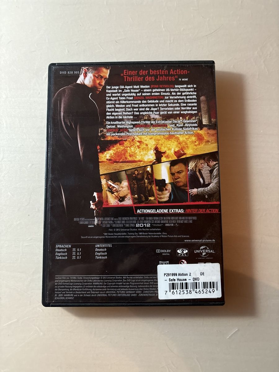 Tutti i DVDs: Safe House - No one is safe (2805) – Usato da Ruswil venduto da Slivio_ 1
