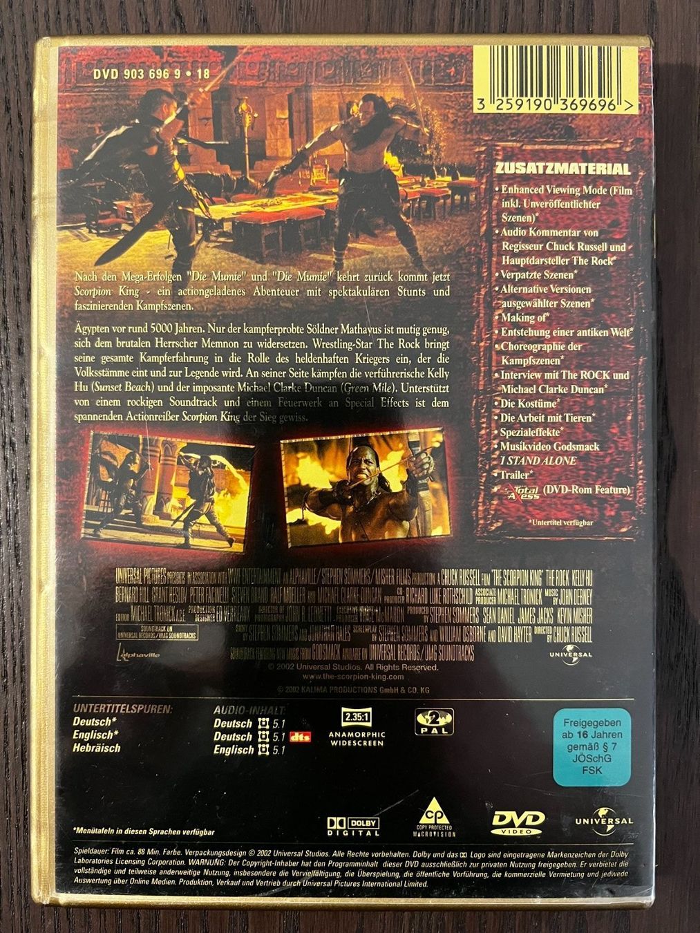 Tutti i DVDs: The Scorpion King – Usato da Zürich venduto da FilmFreunde 1