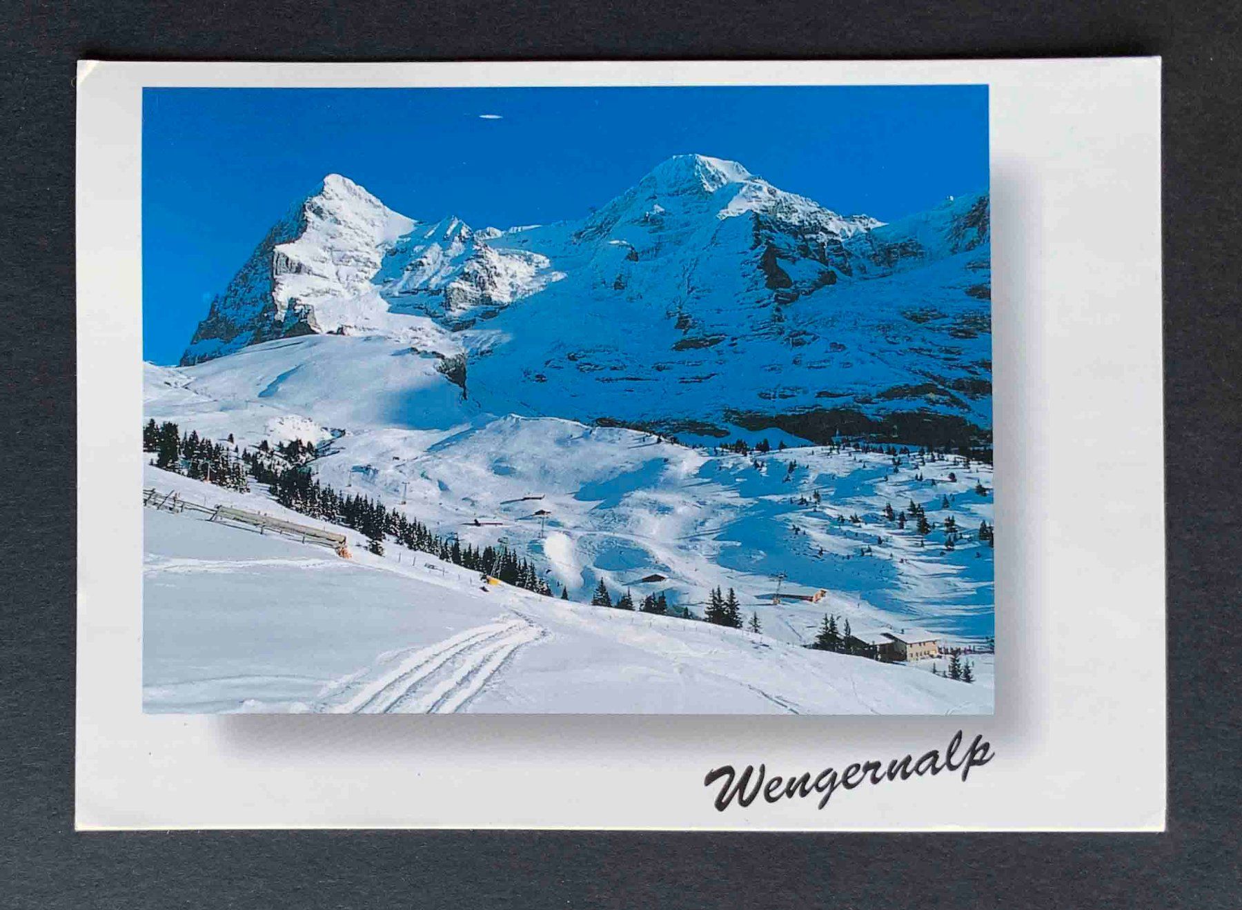 Ansichtskarten: AK Wengernalp Skiarena – Gebraucht aus Goldau von artelier1