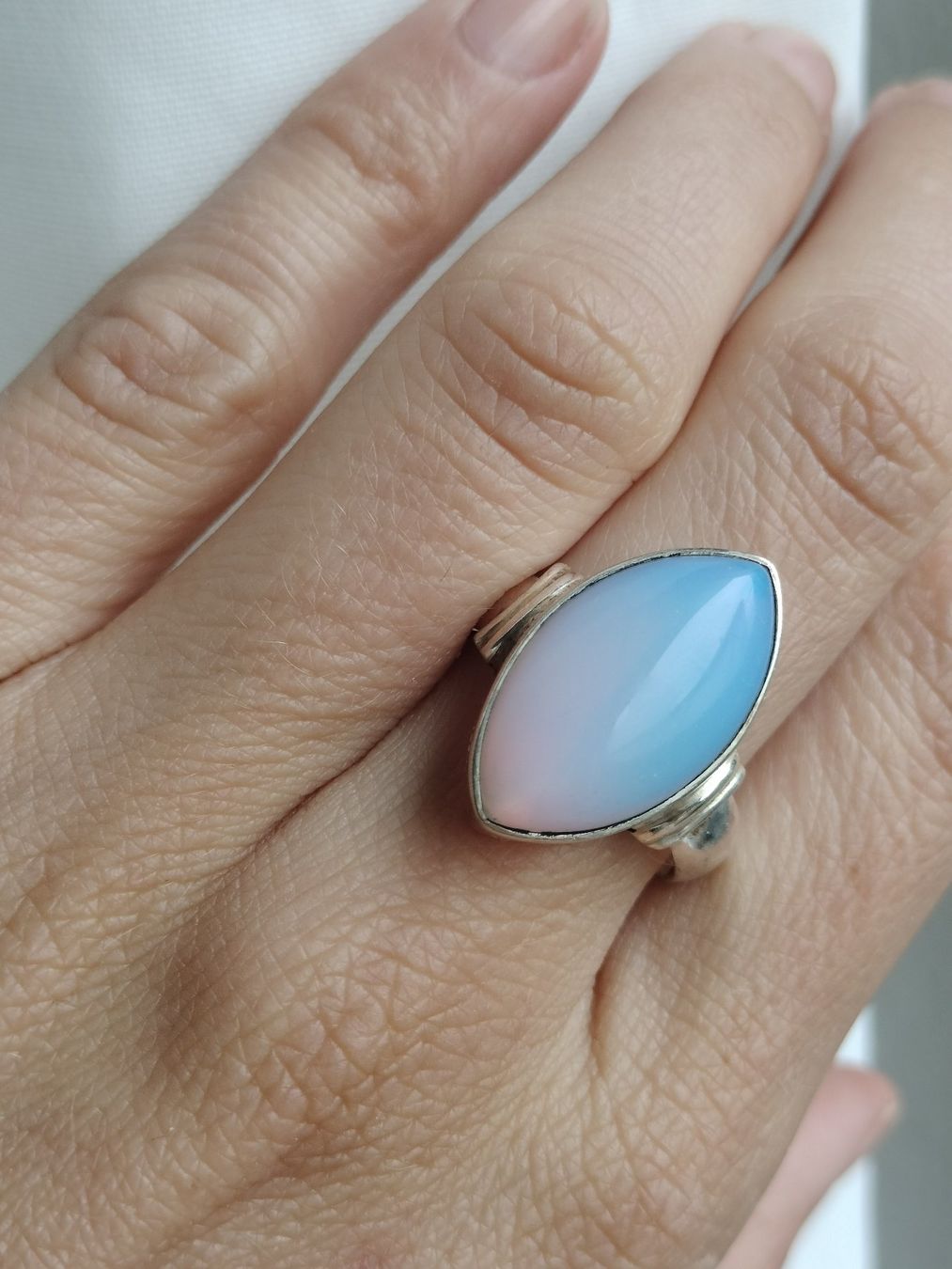 Anelli: Milky Opal Silber Ring 925 – Nuovo (secondo la descrizione) da Schwyz venduto da els_7cys 3