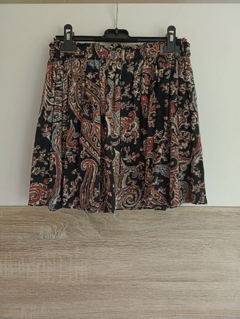 Kurzer luftiger Damenrock Paisleymuster Gr. 36 🍂🍁