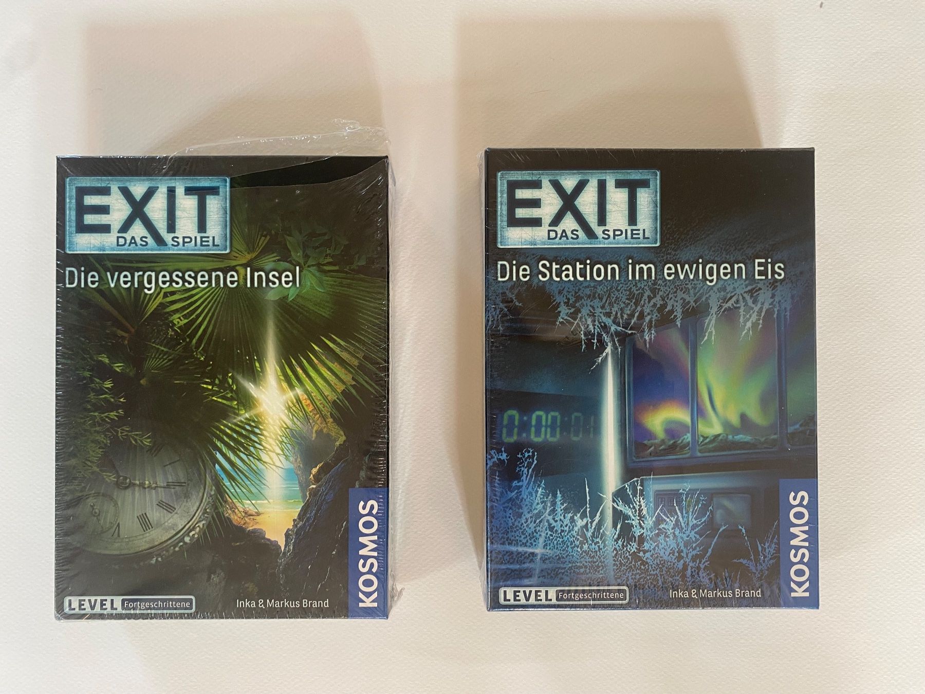 Kosmos Spiele: EXIT Spiel: Die vergessene Insel + Station im Eis – Neu und originalverpackt aus Wädenswil von OskarundTeo