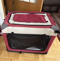 BOX für Tiere rot/beige