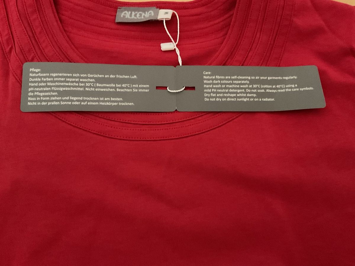 T-shirt: Kurzarm 100% Bio Baumwolle Tshirt Alkena  gr M – Nuovo (secondo la descrizione) da Wil ZH venduto da RiccardaWegmann 7