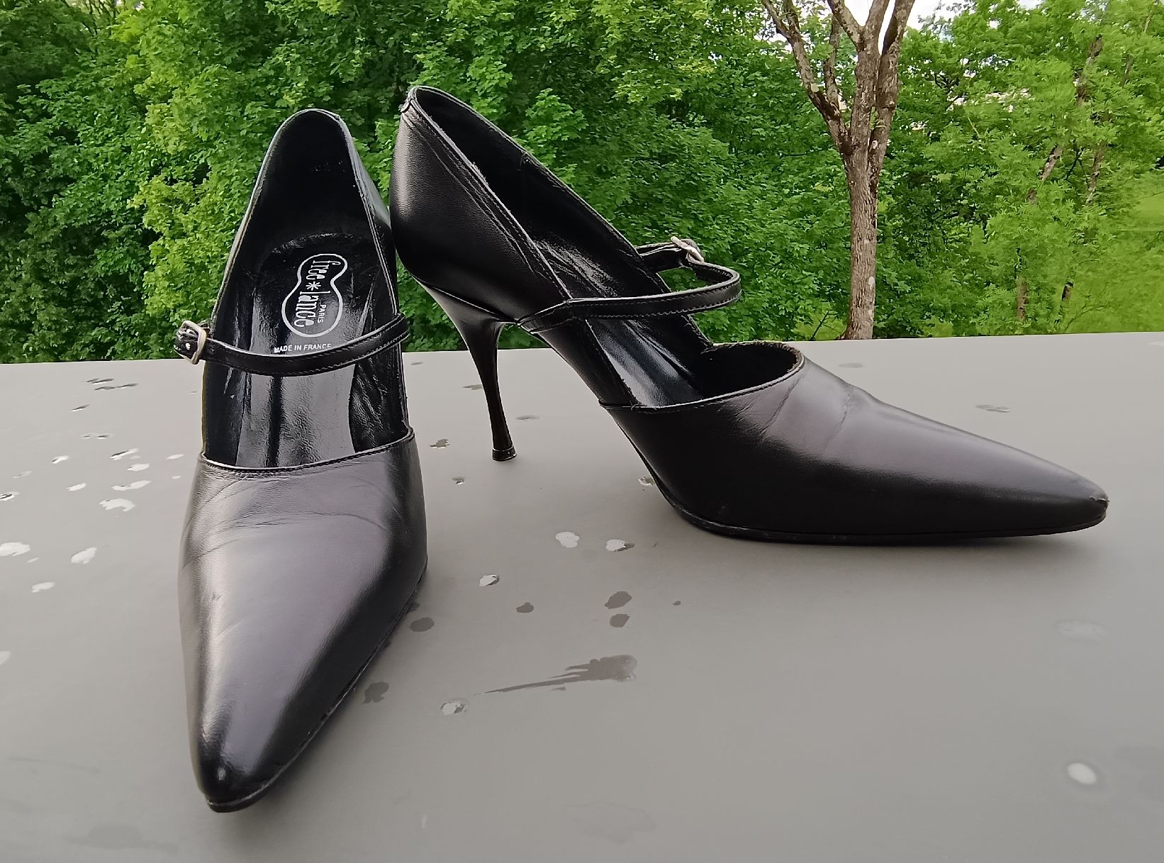 Scarpe da donna: Escarpins bouts pointus cuir noir Free Lance 36,5 – Usato da Genève venduto da Brachiopode 5