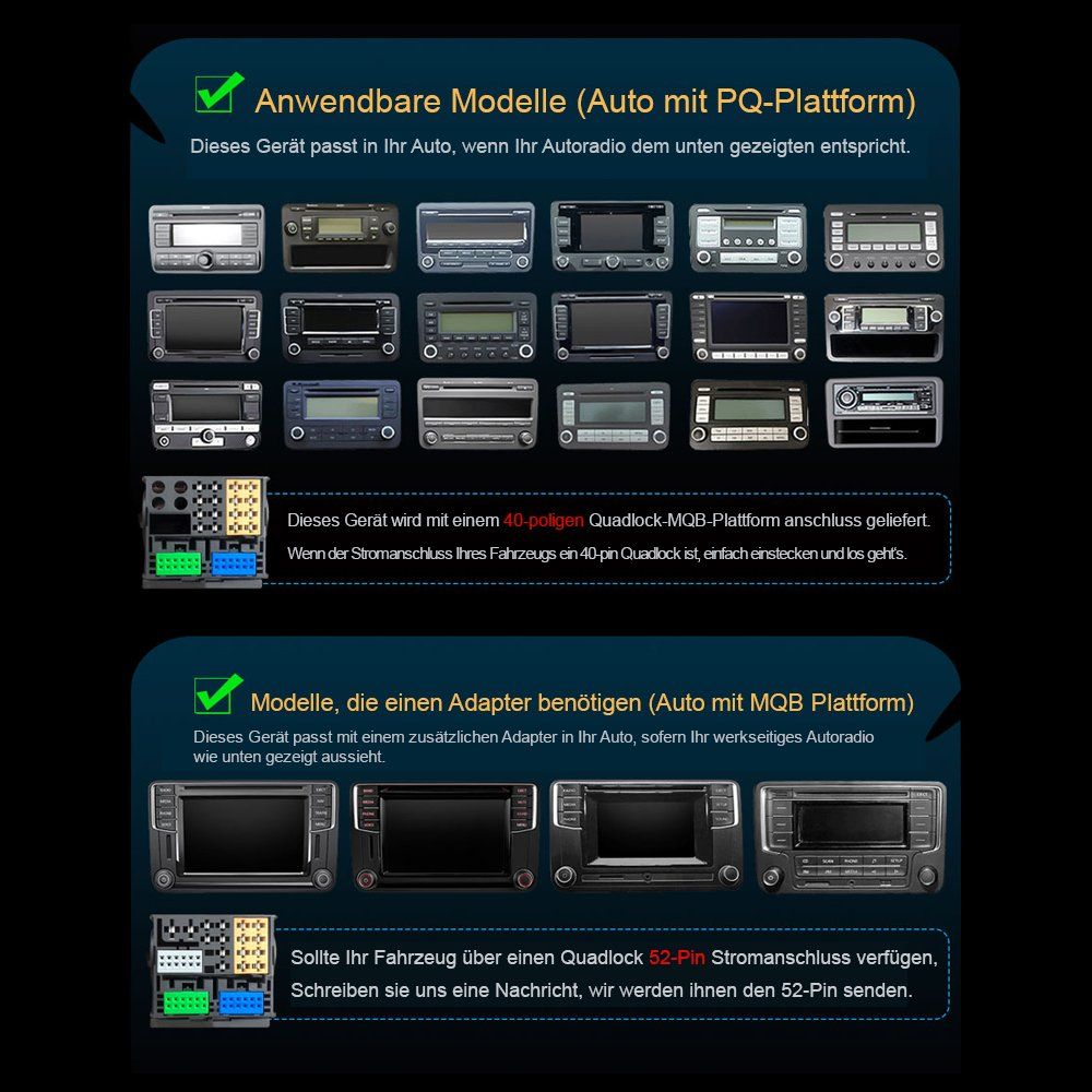 Navigationsgeräte: Autoradio Vw Polo DAB+ Carplay Android Navi 2008-2018 – Neu und originalverpackt aus Chiasso von online.shop 3