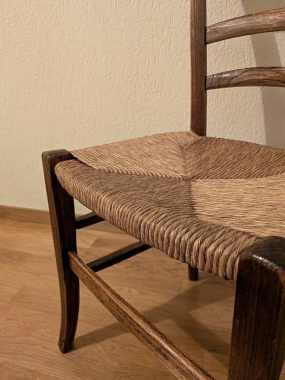 Stühle: 3 Holzstuhl mit Rattan Sitzfläche – Gebraucht aus Zürich von ben_5pkm 3