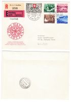 Lettre R.+Exprès Pro-Patria 1953 1er jour