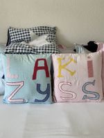2er Set BLOND AMSTERDAM Kissen mit Buchstaben