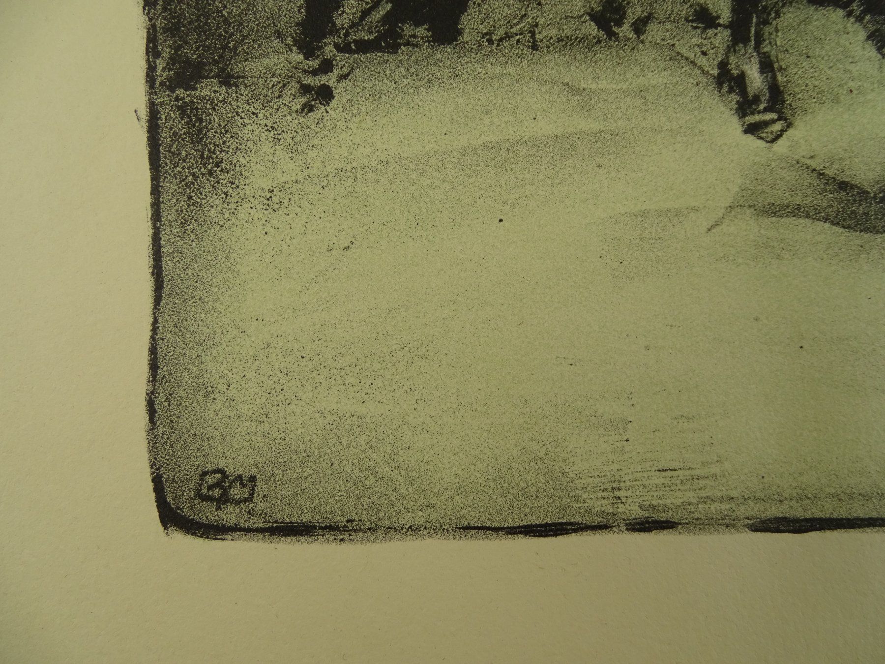 Grafica & Litografie: BURKHARD MANGOLD: HAUSKONZERT, LITHOGRAPHIE – Usato da Grüningen venduto da Kartensammler 3
