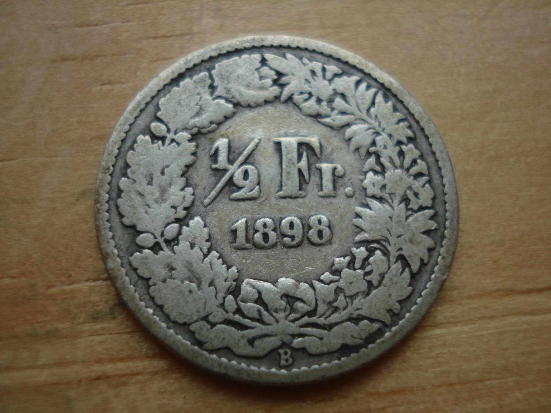 Tutti le monete: (N) 1/2 Franken 1898 – Usato da Erlach venduto da Net-Coins