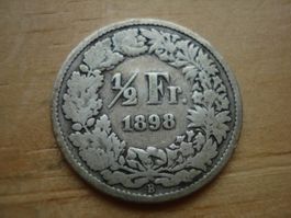 (N) 1/2 Franken 1898