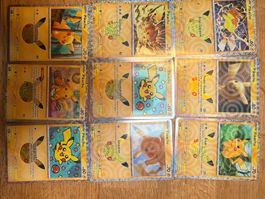 🇫🇷Lot 9 cartes Pikachu 30th