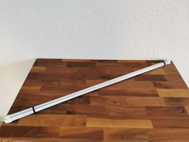 4 Stk. Vorhangstange / Gardinenstange weiss 80cm