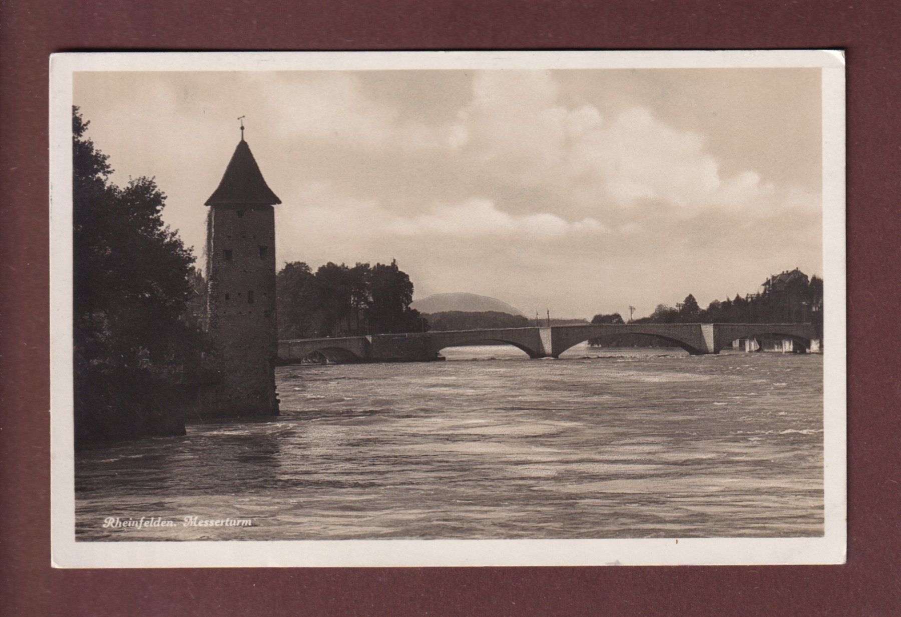 Cartoline postali: RHEINFELDEN - Messerturm - 1930 – Usato da Pully venduto da nicecards-shop