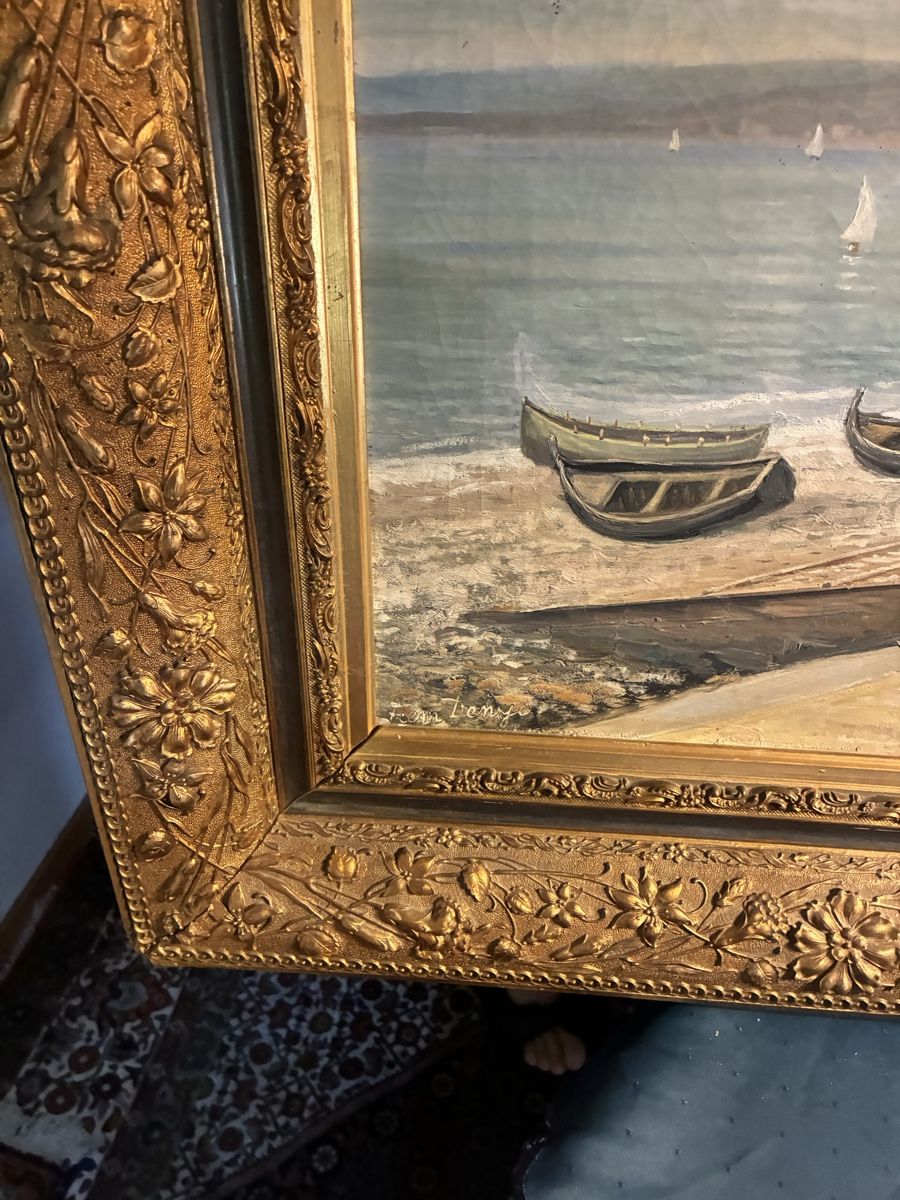 Tableaux: Denyo Frem - antikes Ölgemälde Nizza – D'occasion à Dornach par Rosengarten 1