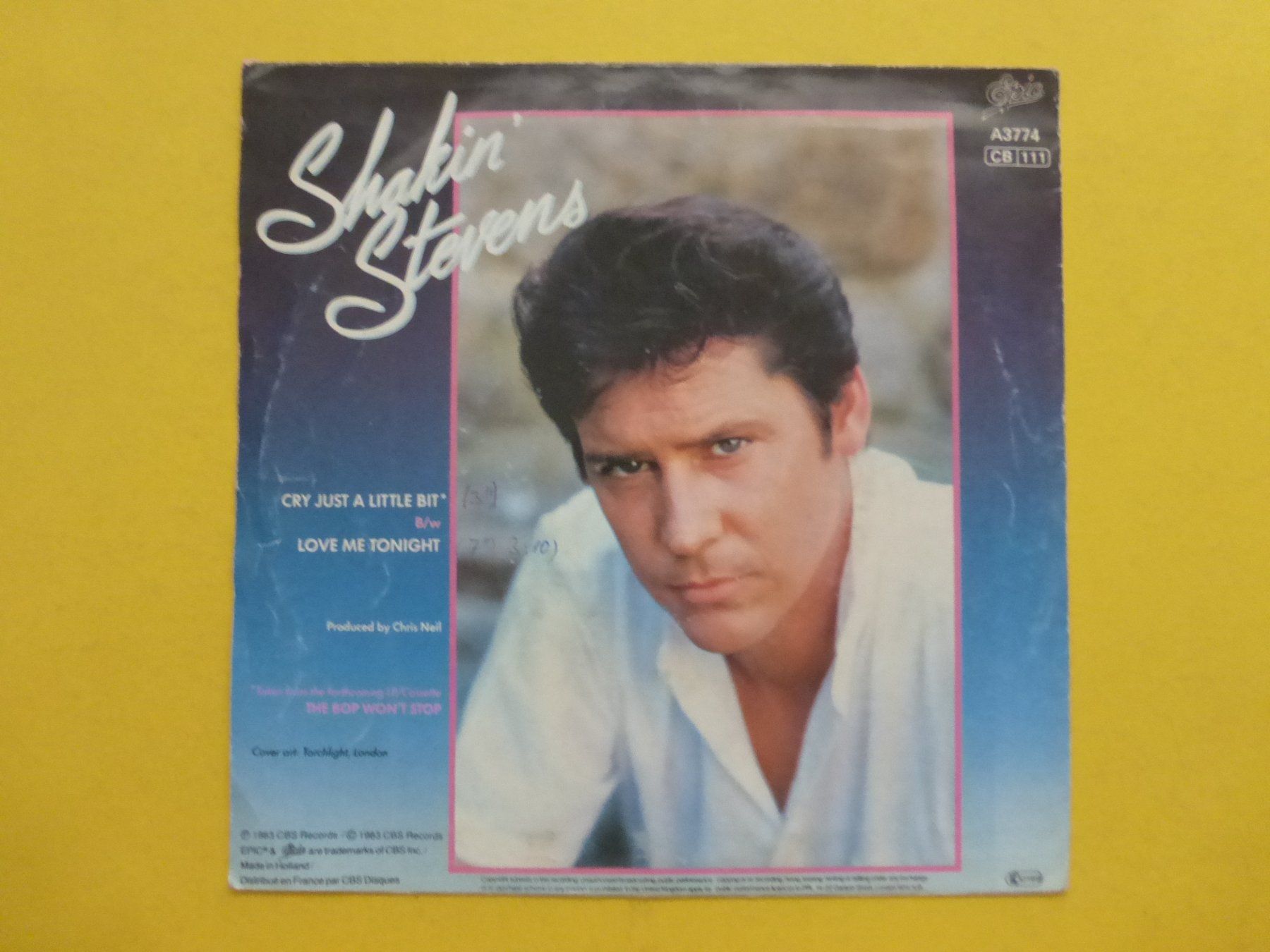 Schallplatten: Shakin' Stevens – Cry Just A Little Bit – Gebraucht aus Zürich von Swiss57 1
