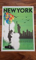 DEATH NYC "Banksy Girl with Balloon in NY"