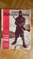 Schweizer Illustrierte Zeitung 1914 Grenzwacht - Rarität!