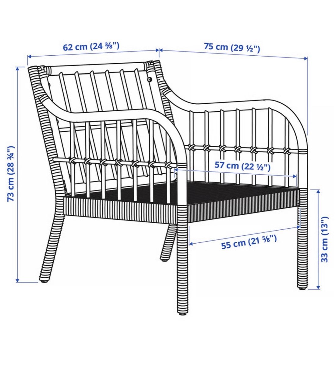 Ikea Sessel: 2 IKEA Holmsta-Sessel – Gebraucht aus Zollikon von azb_6ykh 4